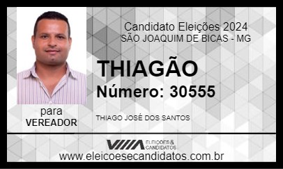 Candidato THIAGÃO 2024 - SÃO JOAQUIM DE BICAS - Eleições