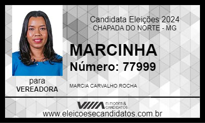 Candidato MARCINHA 2024 - CHAPADA DO NORTE - Eleições