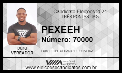 Candidato PEXEEH 2024 - TRÊS PONTAS - Eleições