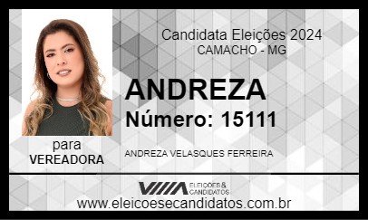 Candidato ANDREZA 2024 - CAMACHO - Eleições