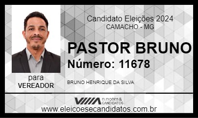 Candidato PASTOR BRUNO 2024 - CAMACHO - Eleições