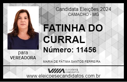 Candidato FATINHA DO CURRAL 2024 - CAMACHO - Eleições