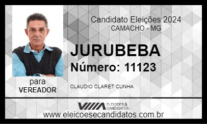 Candidato JURUBEBA 2024 - CAMACHO - Eleições