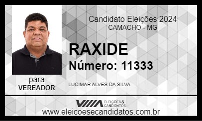 Candidato RAXIDE 2024 - CAMACHO - Eleições