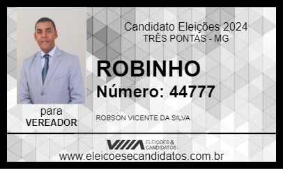 Candidato ROBINHO 2024 - TRÊS PONTAS - Eleições