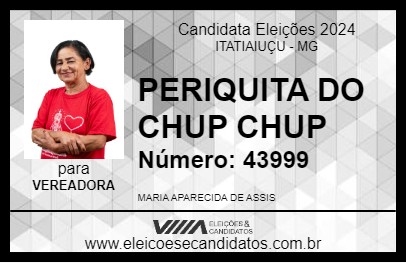 Candidato MARIA APARECIDA DE ASSIS 2024 - ITATIAIUÇU - Eleições