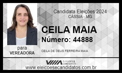 Candidato CEILA MAIA 2024 - CÁSSIA - Eleições