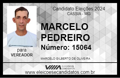 Candidato MARCELO PEDREIRO 2024 - CÁSSIA - Eleições