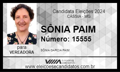 Candidato SÔNIA PAIM 2024 - CÁSSIA - Eleições