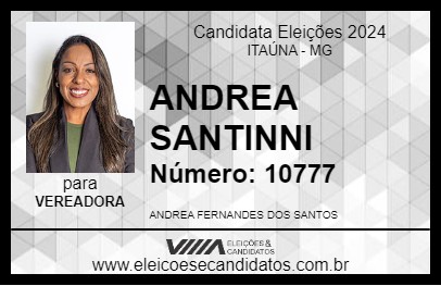 Candidato ANDREA SANTINNI 2024 - ITAÚNA - Eleições