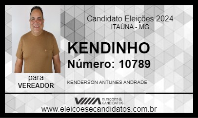 Candidato KENDINHO 2024 - ITAÚNA - Eleições