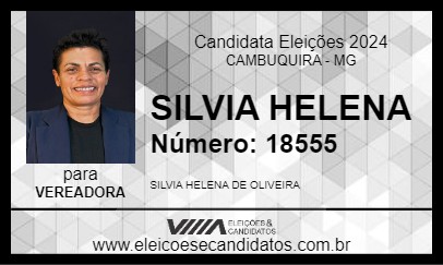 Candidato SILVIA HELENA 2024 - CAMBUQUIRA - Eleições