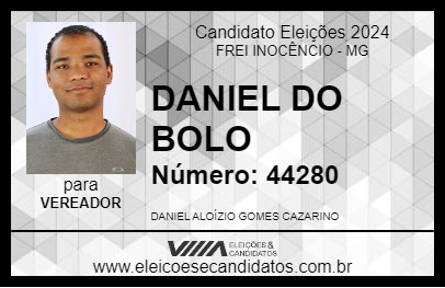 Candidato DANIEL DO BOLO 2024 - FREI INOCÊNCIO - Eleições