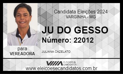 Candidato JU DO GESSO 2024 - VARGINHA - Eleições