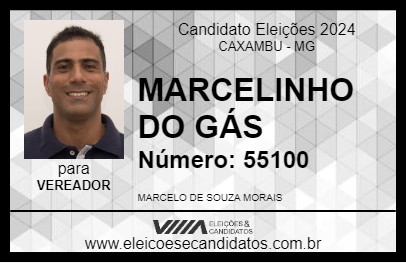 Candidato MARCELINHO DO GÁS 2024 - CAXAMBU - Eleições