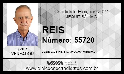 Candidato REIS 2024 - JEQUITIBÁ - Eleições