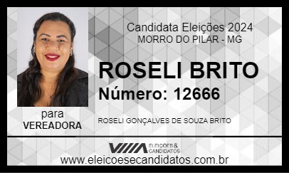 Candidato ROSELI BRITO 2024 - MORRO DO PILAR - Eleições