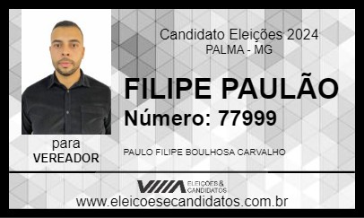 Candidato FILIPE PAULÃO 2024 - PALMA - Eleições