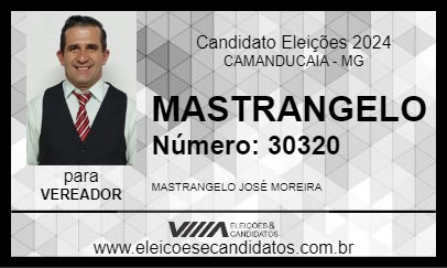 Candidato MASTRANGELO 2024 - CAMANDUCAIA - Eleições