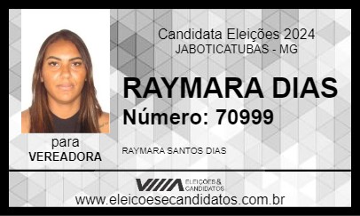 Candidato RAYMARA DIAS 2024 - JABOTICATUBAS - Eleições