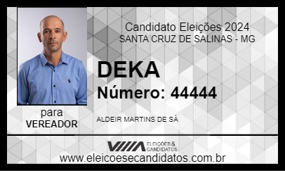 Candidato DEKA 2024 - SANTA CRUZ DE SALINAS - Eleições