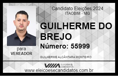 Candidato GUILHERME DO BREJO 2024 - ITAOBIM - Eleições