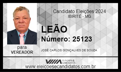 Candidato LEÃO 2024 - IBIRITÉ - Eleições