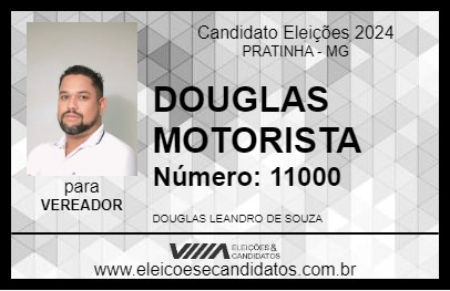 Candidato DOUGLAS MOTORISTA 2024 - PRATINHA - Eleições