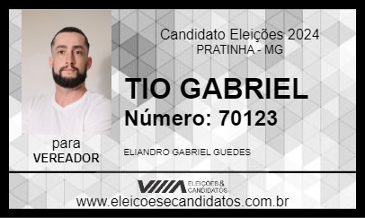 Candidato TIO GABRIEL 2024 - PRATINHA - Eleições