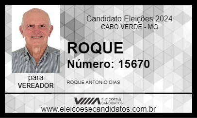 Candidato ROQUE 2024 - CABO VERDE - Eleições