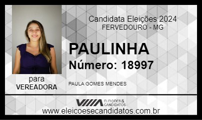 Candidato PAULINHA 2024 - FERVEDOURO - Eleições