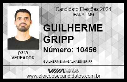 Candidato GUILHERME GRIPP 2024 - IPABA - Eleições