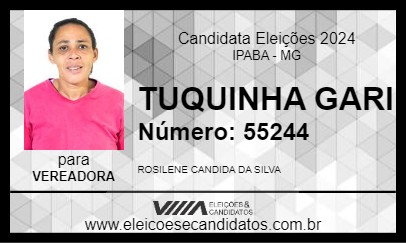 Candidato TUQUINHA GARI 2024 - IPABA - Eleições