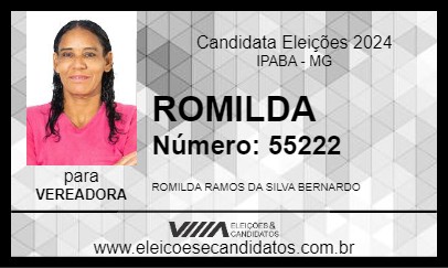 Candidato ROMILDA 2024 - IPABA - Eleições