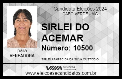 Candidato SIRLEI DO ACEMAR 2024 - CABO VERDE - Eleições