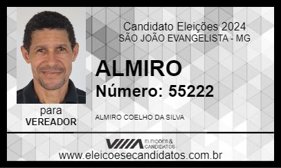 Candidato ALMIRO 2024 - SÃO JOÃO EVANGELISTA - Eleições