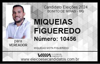 Candidato MIQUEIAS FIGUEREDO 2024 - BONITO DE MINAS - Eleições