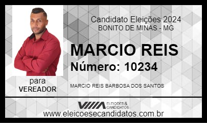 Candidato MARCIO REIS 2024 - BONITO DE MINAS - Eleições