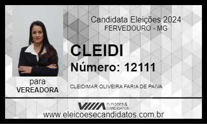 Candidato CLEIDI 2024 - FERVEDOURO - Eleições