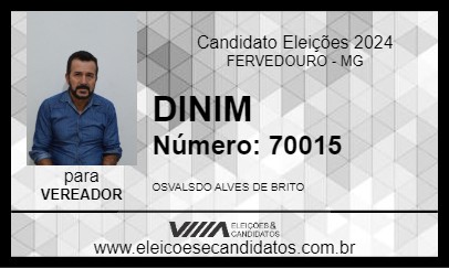 Candidato DINIM 2024 - FERVEDOURO - Eleições