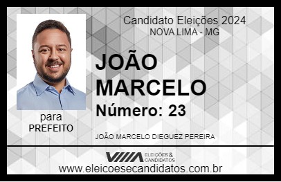 Candidato JOÃO MARCELO 2024 - NOVA LIMA - Eleições