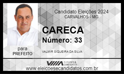 Candidato CARECA 2024 - CARVALHOS - Eleições