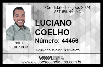 Candidato LUCIANO COELHO 2024 - SETUBINHA - Eleições