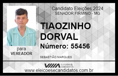 Candidato TIAOZINHO DORVAL 2024 - SENADOR FIRMINO - Eleições