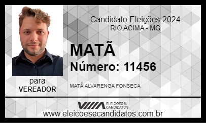 Candidato MATÃ 2024 - RIO ACIMA - Eleições