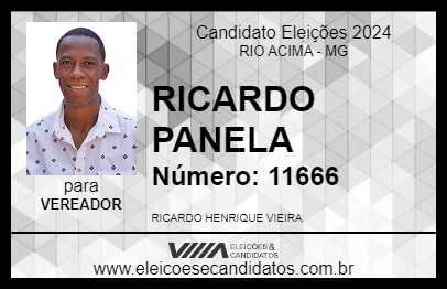 Candidato RICARDO PANELA 2024 - RIO ACIMA - Eleições