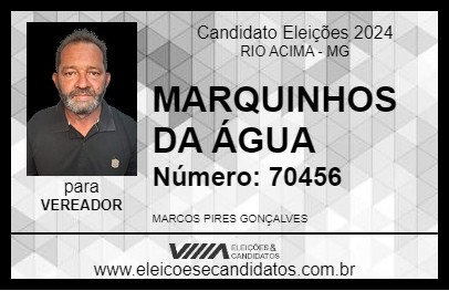 Candidato MARCOS PIRES 2024 - RIO ACIMA - Eleições