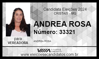 Candidato ANDREA ROSA 2024 - CRISTAIS - Eleições