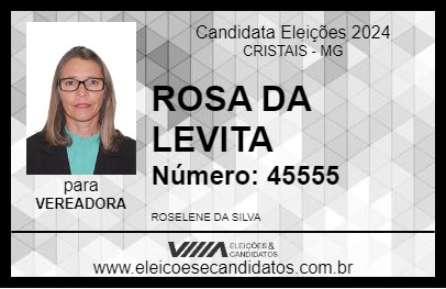 Candidato ROSA DA LEVITA 2024 - CRISTAIS - Eleições