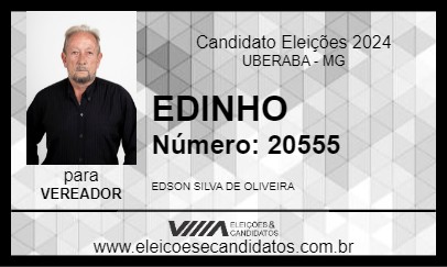 Candidato EDINHO 2024 - UBERABA - Eleições